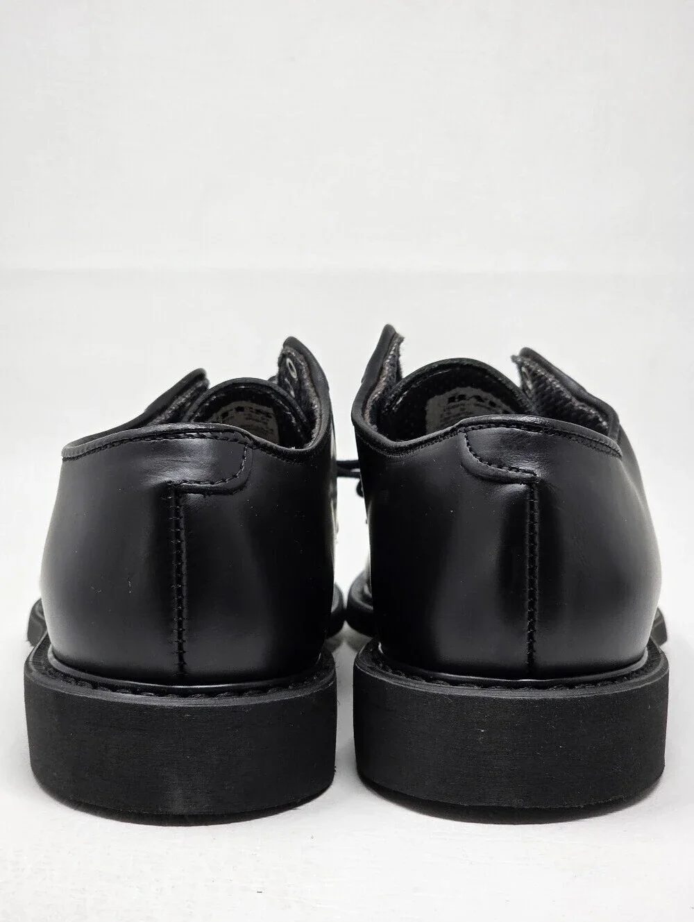 Bates Mens Size 7.5 D Leather Uniform Oxford Dress Shoes 00968 Vibram Soles